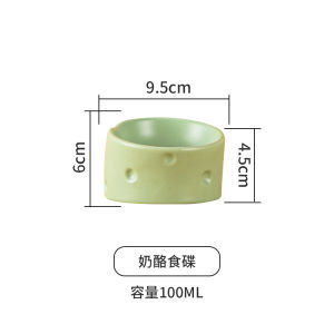 phụ kiện  chén sứ phô mai và matcha dành cho hamster thỏ bọ sóc nhím - T3 PETS SHOP