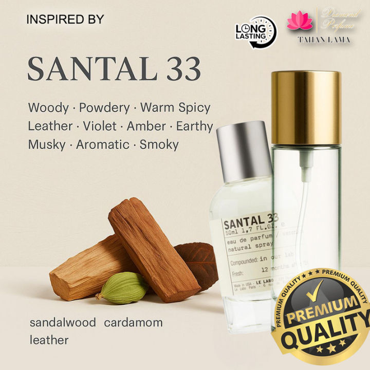 🔥TOP QUALITY🔥 Diamond Perfume Inspired By Santal 33 (U) LL - Woody ...