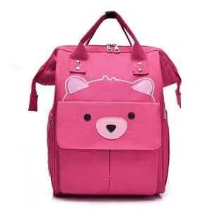 Cute Mommy Bag Cat Baby Carry Bear Big Backpack Pocket for Milk Bottle | Beg Ibu Comel Besar Poket Botol Susu Kucing