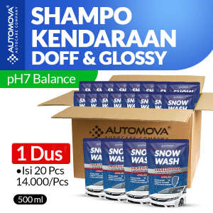 Shampo Motor Snow Wash Mobil Sabun Cuci Motor Sabun Cuci Mobil Harga Grosir Kemasan Pouch 500 ml