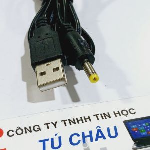 Cáp nguồn USB ra đầu cắm 4.0mm X 1.7mm / Cáp dài 1M