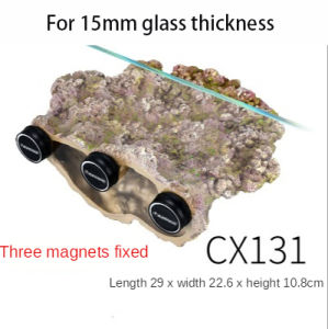 Vastocean Aquarium Magnetic Coral Frag ROCK Rack ผู้ถือ Turtle Pier Fish TANK lanscaping Stones