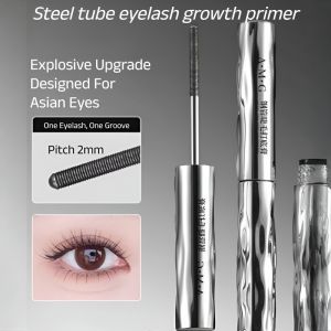 【FAMMY FAEY】Steel Tube Mascara Waterproof Slim Curling No Smudge Natural Long-Lasting Lengthening Fixed Eyelash Primer Setting Liquid钢管睫毛膏