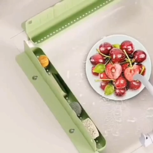 Kitchen Sink Splash Guard Storage Rack Sponge Holder Water Splash Protector Rak Penghadang Air Sinki Rak Simpanan Dapur