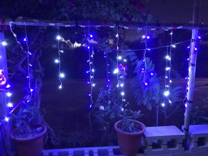 LED Curtain Light 4M 96LED Icicle Light Strip Led Lights Waterproof Fairy Light Strip Lighting for Party Mall Store Christmas Decoration