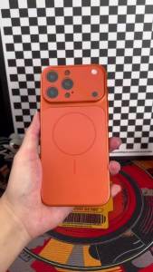 Orange For Magsafe Magnetic Glass For iPhone 17 Pro Max Air 16 15 14 13 Protection Shockproof Hard Cover