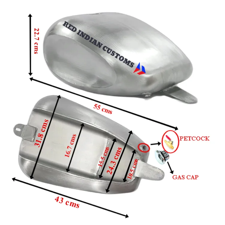 Aftermarket gas tank clearance for honda shadow