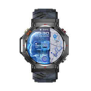 Rainbuvvy KC91 GPS สมาร์ทวอท์ช AI voice assistant GPT 3ATM กันน้ํา 1.39 นิ้วนาฬิกา 530mAh อายุการใช้งานแบตเตอรี่ 7-10 วันสําหรับ IOS Android