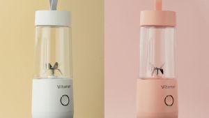 For Xiaomi 350ml Portable Electric Fruit Juicer USB Rechargeable Smoothie Blender hine Mini Fruit Mixer Cup Juicing Cup Kitch