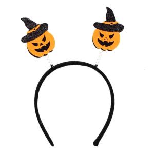 Phong cách bí ngô bóng ma Phụ kiện tóc nhẹ chủ đề Halloween mũ nón cho trẻ em người lớn lễ hội tụ họp