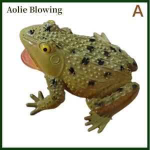 Aolie Spoof Toy Simulation Frog Model Animal Toy Toad Tricky Scary Squeeze Sound Toys