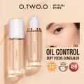 O.TWO.O Liquid Foundation Cream for Face 30ml High Coverage Makeup Base Sunscreen SPF30+++ Waterproof Concealer Makeup Foundation. 
