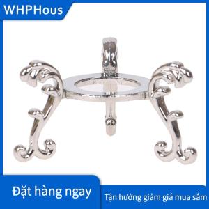 WHPHous Đế đỡ trứng đá quý trưng bày mạ vàng giá đỡ quả cầu pha lê đồ trang trí