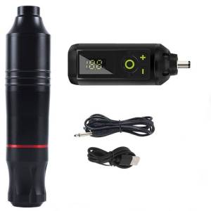 DC Tattoo Pen 10000rpm Pen Type Tattoo Machine with DC Jack Wireless Battery Type-C Rechargeable Tattoo Set For Tattoo Art