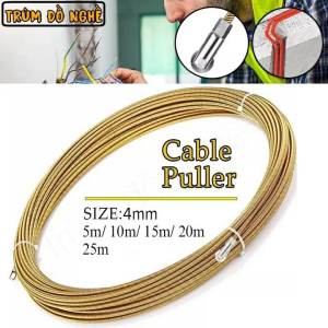 Dây mồi luồn kéo dây điện bằng thép hợp kim đầu bánh xe sử dụng cho luồnkéo dây điện trong ống ghen