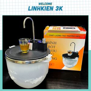 Bộ rót rượ u tự động cảm ứng chạm thông minh zô zô ( bảo hành 12 tháng )