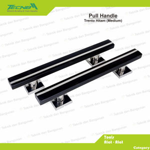 Handel Pintu Rumah Pull Handle Tarikan Pintu Hitam 33cm MU0219