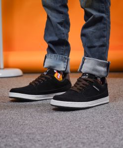 NAZ - Sepatu Sneakers Anak Laki-Laki Sepatu Sekolah Anak Warna Hitam HARISSON KIDS