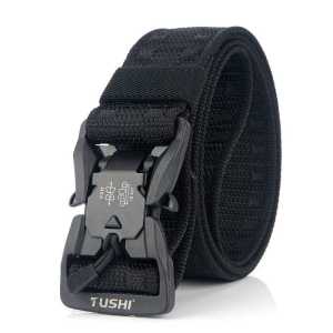 Tali Ikat Pinggang Canvas Army Military Tactical HSSEE/Gasper Pria Keren Model Militer Kuat Magnet