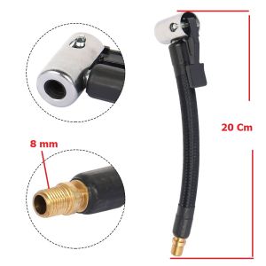 Vòi bơm lốp xe ô tô chịu áp suất cao ống bơm cao áp dài 60cm 20cm ống bơm được bện dây dù độ bền rất cao