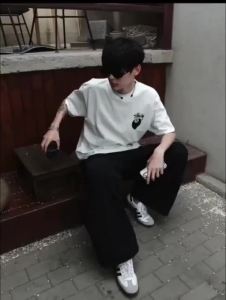 OUTLETS เสื้อยืด Stussy แท้ Sty 8 Ball LCB SS Tee Black/White(US)เสื้อยืดสไตล์เดียวกันสำหรับคู่รั