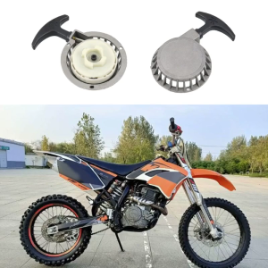 Aluminum Pull Start Recoil Starter Part For 2 Stroke 47CC 49CC Engine Mini Dirt Kid ATV Quad 4-Wheeler Dirt Pocket Bike