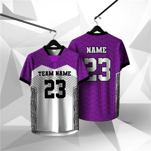【Free Customized Name And Number】2025 New Basketball Jersey NFL edition jersey T-shirt Lelaki Lengan Pendek Retro Collar Full Sublimation For Children