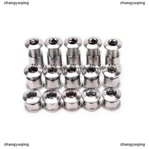 [COD] zhangyuqing 5 Pairs Crankset Bolts Crank Bolts Bike Chainring Bolts Bicycle Crank Screws Nut