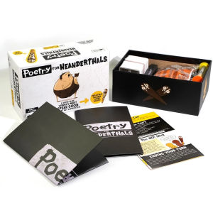 Poetry for Neanderthals Card Game Made by Exploding Kittens Single Syllable Word Guessing Game With Inflatable No Stick Fun Family Gathering Party Table Game For Kids Adults