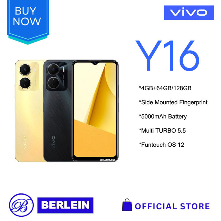 Vivo Y16 4gb64gb 4gb128gb Smartphone Lazada Ph