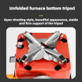 【24hours delivery】 Mini Folding Camping Stove Portable Gas Stove Butane Card Type Heater Ultra-Light Big Powerr Burner Outdoor Cooking Utensil Picnic Cookware Barbecue BBQ. 