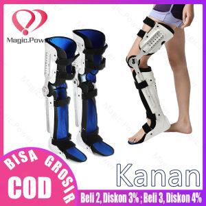 Pergelangan Kaki Lutut Kaki Penyangga Orthosis Brace Adjustable Ĉu Rehabilitasi Univ #  Kiri Kanan