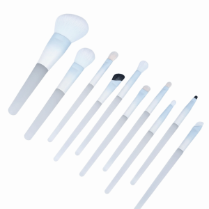 NBANLIKE 10Pcs Soft Bristle Makeup Brush Set Beauty Foundation Blush Powder Concealer Blending Fluffy Eyeshadow Brush Set All in One with Storage Bag Cosmetic Brush Set Novice Beginners
