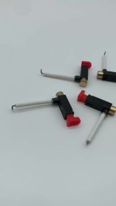 ที่มีคุณภาพสูง5ชิ้น37*8*8มิลลิเมตรความยาวรวม50.9มิลลิเมตรบาร์บีคิวเทปคาสเซ็ตเตาเตาอบแก๊สเตาก๊าซ Spark อิเล็กทรอนิกส์ Piezo ลุกไหม้