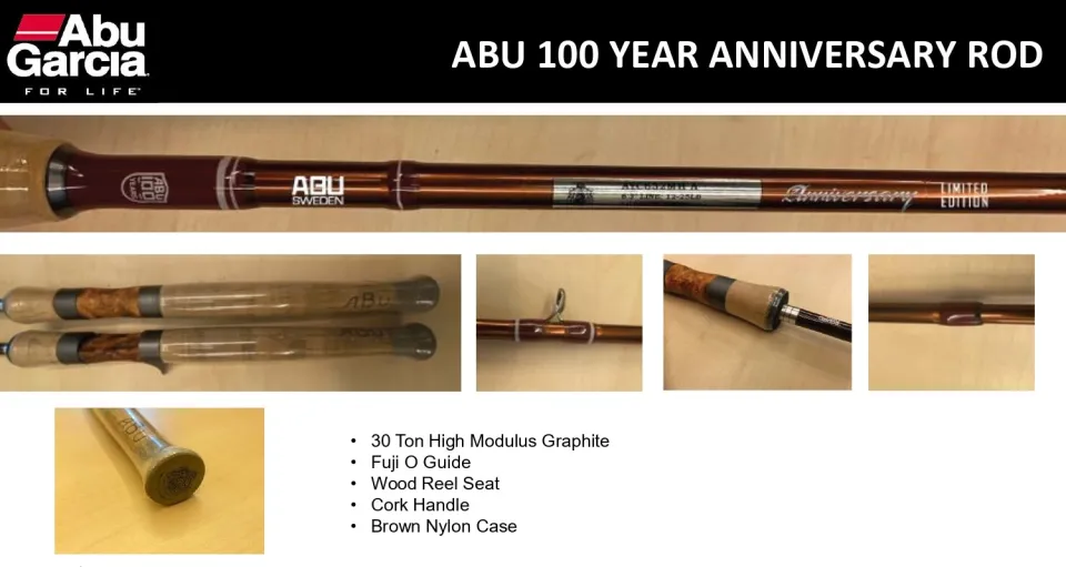 ロッド abu garcia 100th anniversary casting rod Abu Garcia ABU 100 Years Anniversary Casting Rods – MatchFishing