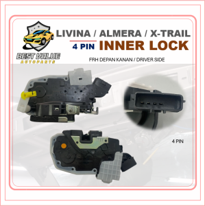 NISSAN LIVINA ALMERA X-TRAIL T32 TEANA J32 L33 INNER LOCK LATCH PINTU KUNCI WITH ACTUATOR FRONT REAR PINTU DOOR LOCK