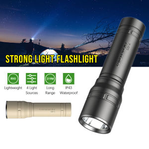 Waterproof LED Flashlight 3 Modes USB Rechargeable Torchlight Zoomable Torch Light Flashlight Super Bright Outdoor Lighting