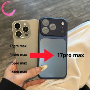 Lens Screen Protector  Phone Case for IPhone 13pro 14pro 15pro 16pro Second Change 17 Pro max Update Back Film Modified Cover Phone Film Stickers