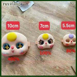 ruyifang 1 Set Doll DIY Accessories 5.5cm 10cm Replacement Face Hand Foot Kit For Baby Three Toy Style