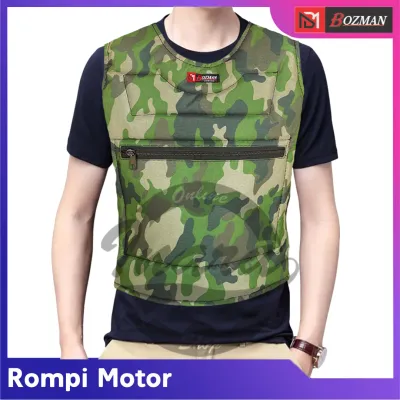 ROMPI MOTOR PRIA BODY PROTECTOR PELINDUNG DADA BAGIAN DEPAN ANTI ANGIN WATERPROOF