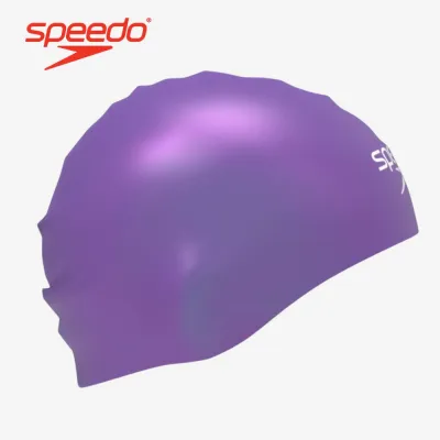 Speedo Adult Fastskin Hiro Swimcap Galaxy Grape Metallic / White Metallic_8-E000277004