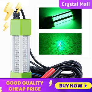 COD [Free Shipping] 12V 70W LED Bait Submersible Fishing Light with 5M Cable Underwater Fish Attracting Light for Sea and Cage Net Use