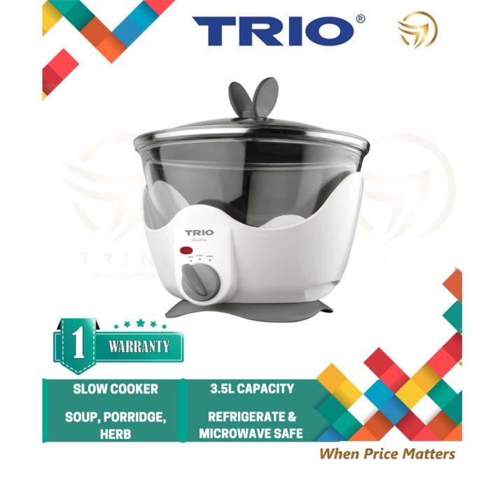 TRIO TSC350 3.5L SLOW COOKER TSC350 Lazada