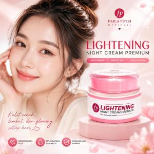 LIGHTENING NIGHT CREAM PREMIUM FAILA PUTRI/ KRIM MALAM PEMUTIH