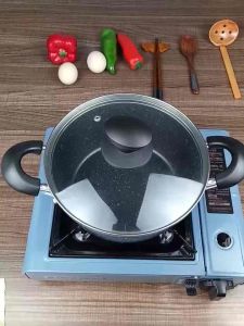 Nồi chiênránsàonồi nấu canh trống dính hàng Nhật SARA cao cấp