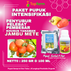 Pupuk Pelabat Jambu Mete / Pupuk Pembesar Jambu Mente / Pupuk Pohon Mete / Pupuk Khusus Jambu Mete / Pupuk Untuk Tanaman Buah Kacang Mete