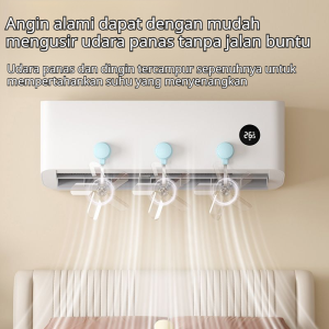 Penyebar Angin AC dengan Penyedot Angin Alat Anti-Angin untuk Rumah Angin Kipas AC Dinding Universal untuk Pipa Pendingin Udara