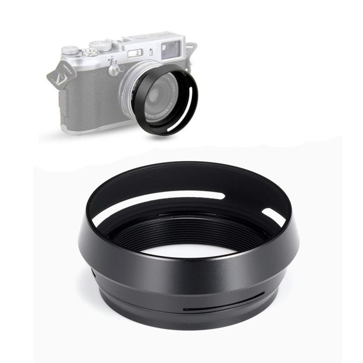 Haoge Paraluce Quadrato In Metallico Per Fujifilm X100VI, X100V, X100F, X70 | Con Anello E Tappo