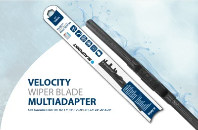 BLAUPUNKT VELOCITY WIPER BLADE GRAPHITE COATED SUPERIOR NATURAL RUBBER