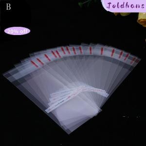 Joldhans 100 chiếc túi bọc bánh cupcake đóng gói bánh quy nhỏ bằng nhựa OPP Túi tự dính